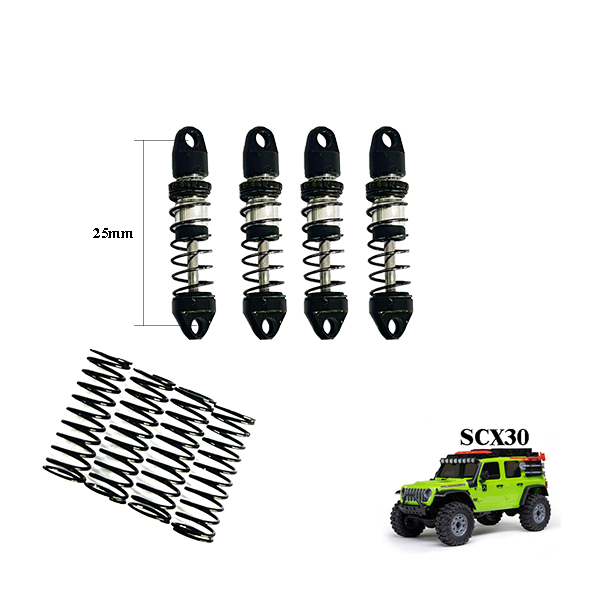 Nexx Racing NX-617 25mm Oil Shock (4pcs) for Axial SCX30