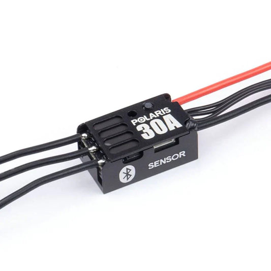 OMG Polaris 30A Sensored Brushless Electronic Speed Controller w/ Bluetooth ESC (1-28) (Black)