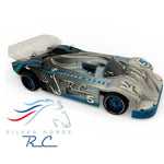 Special Edition Silver Horse Blue Racing 2WD “JUD” Rear 11mm and 14mm Threaded Carbon-Fiber Reinforced EVO Wheels