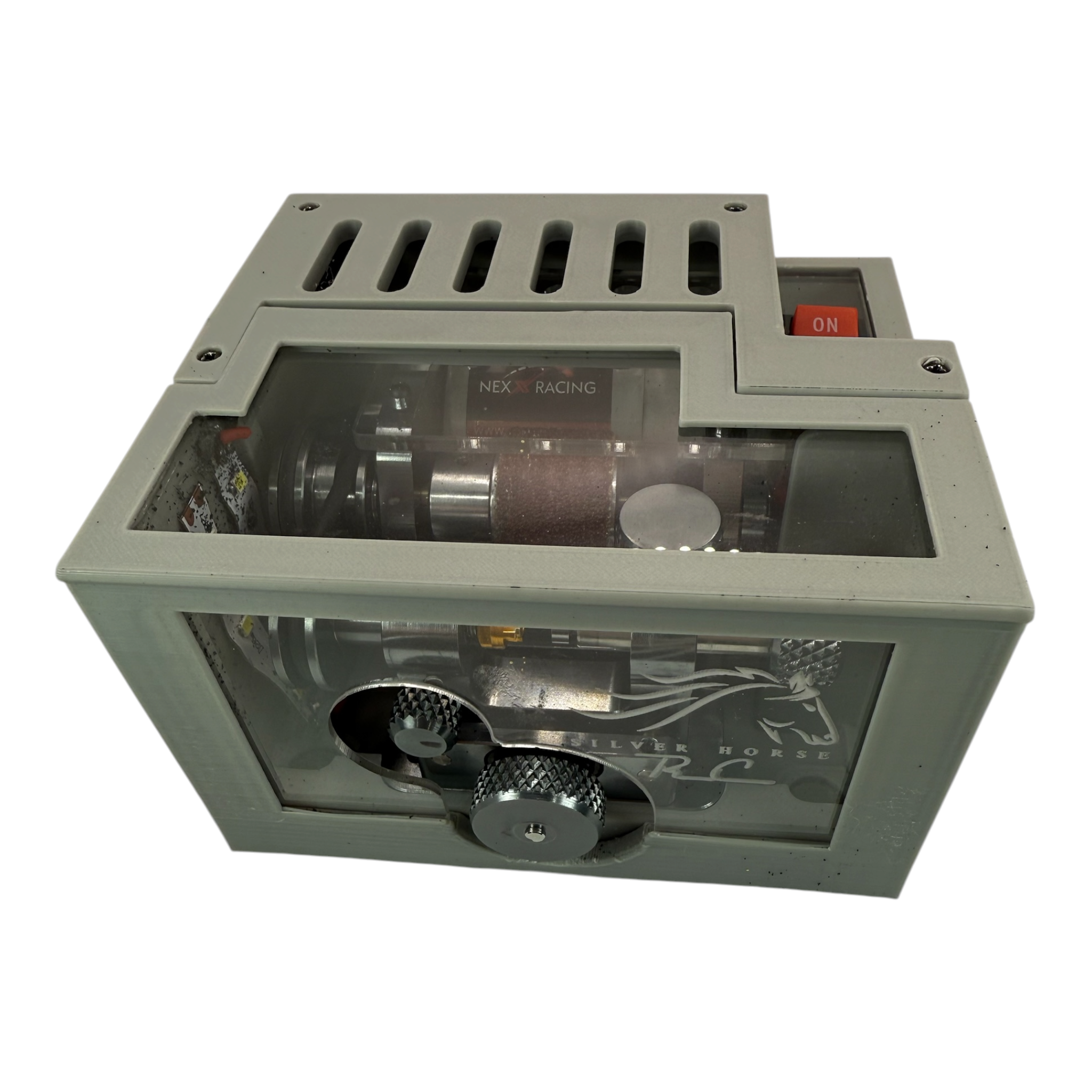 Silver Horse RC Tire Truer Dust Collector Case by SleekRC - for Nexx Tire Truer NX-265