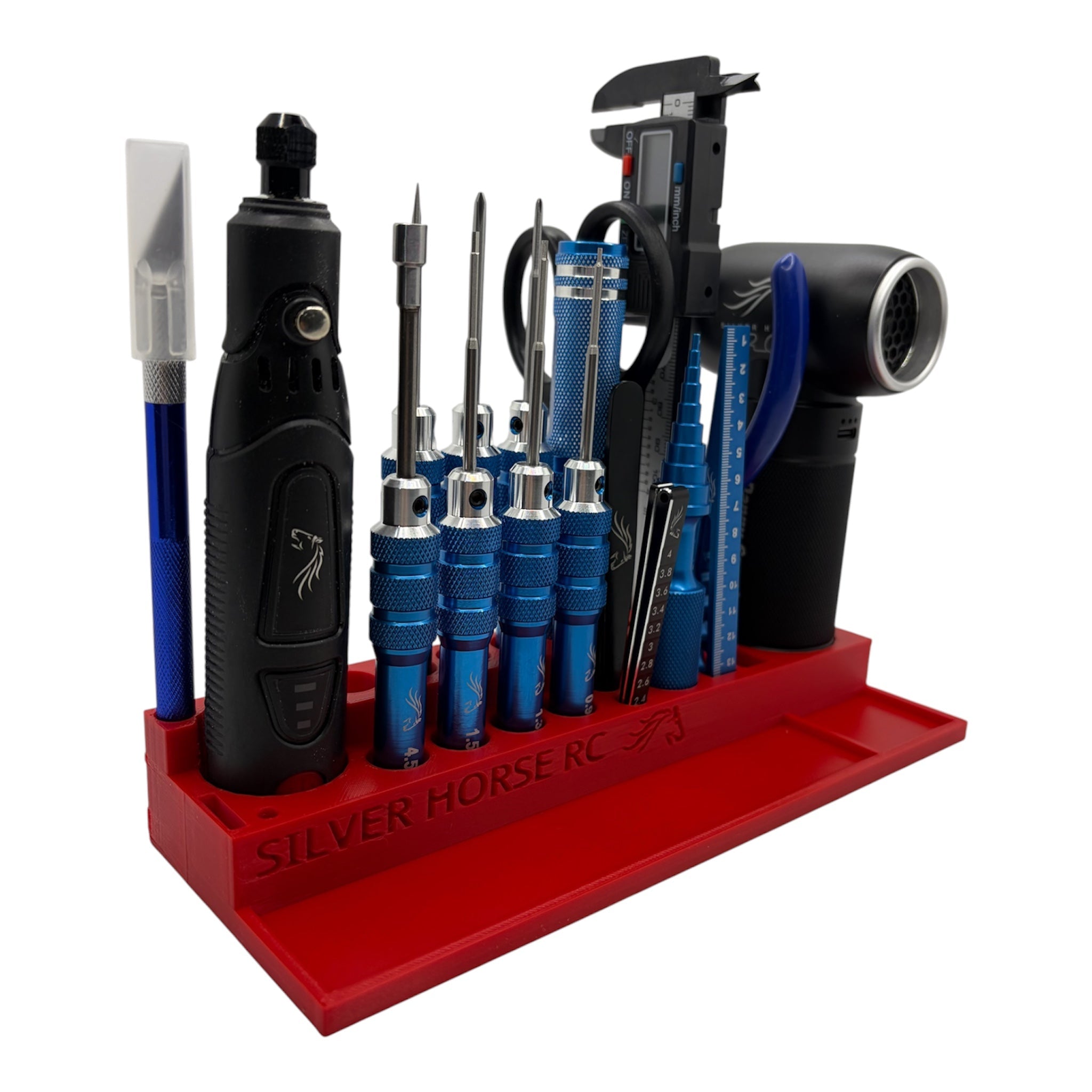 Silver Horse RC Master Tool Kit Rack V1.2,  new updated design for Rotary Tool & Cyclone+!