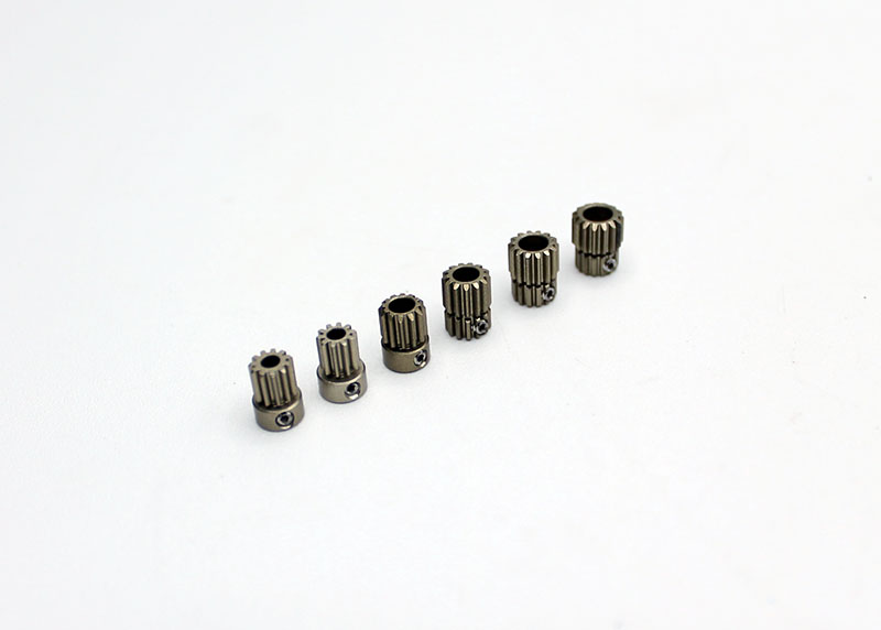 Reflex Racing 64 Pitch Hardcoated Alumiunm Pinion Gear Set Version 2 (RX540V2)