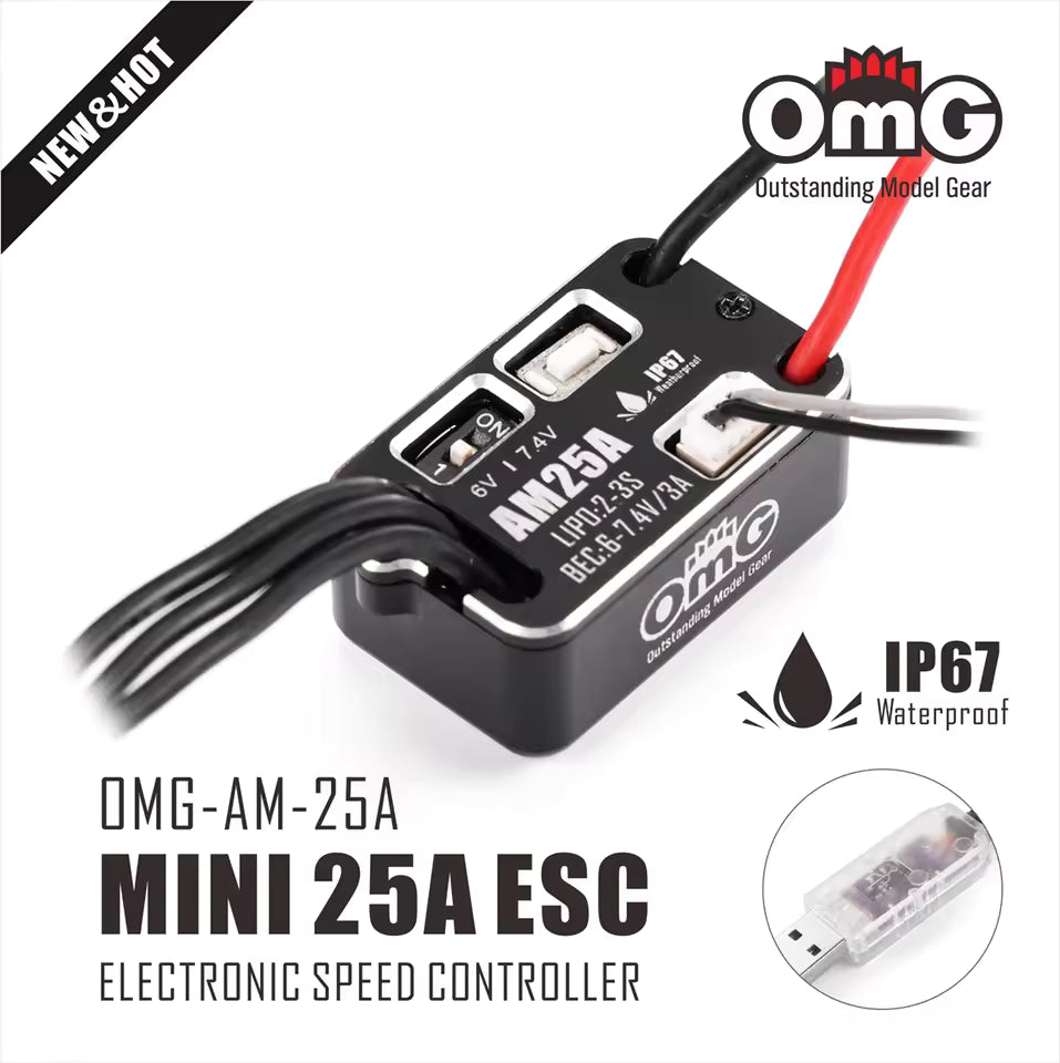 OMG Electronic Speed Controller OMG-AM-25A (Without programer box)