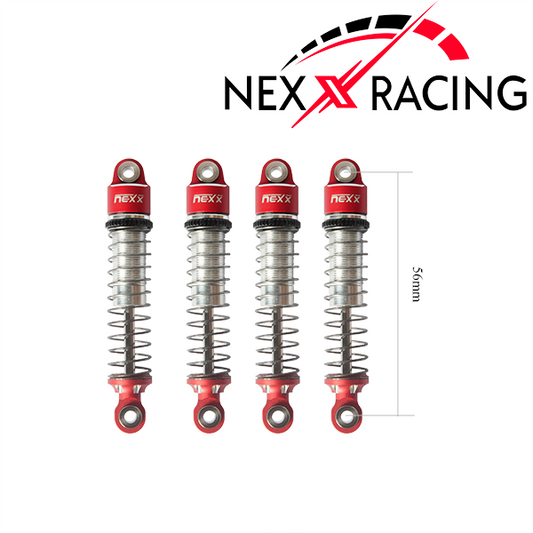 NX-401-R- Nexx Racing Oil Shock (4pcs) for 1/18 TRX-4M