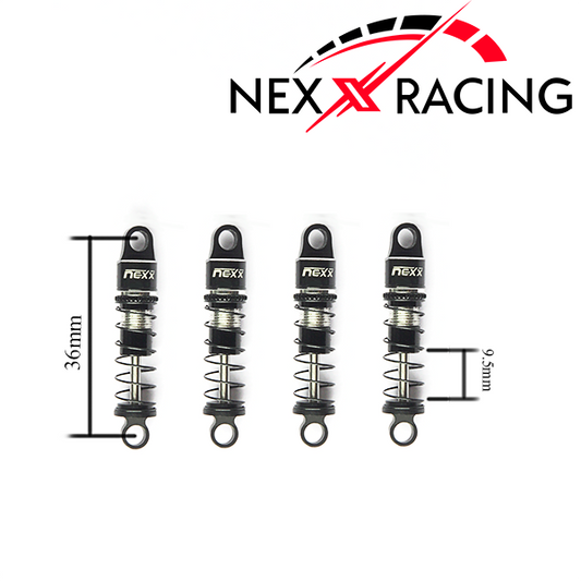 NX-405- Nexx Racing Oil Shock (4 pcs) for 1/24 SCX24