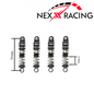 NX-405- Nexx Racing Oil Shock (4 pcs) for 1/24 SCX24