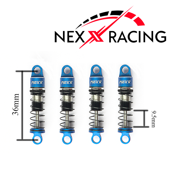 NX-405- Nexx Racing Oil Shock (4 pcs) for 1/24 SCX24