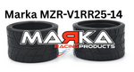MZR-V1RR 05,10,15,20,25 14mm Rear Tire Marka V1 Mini-Z RCP Rubber Rear Radial Tire