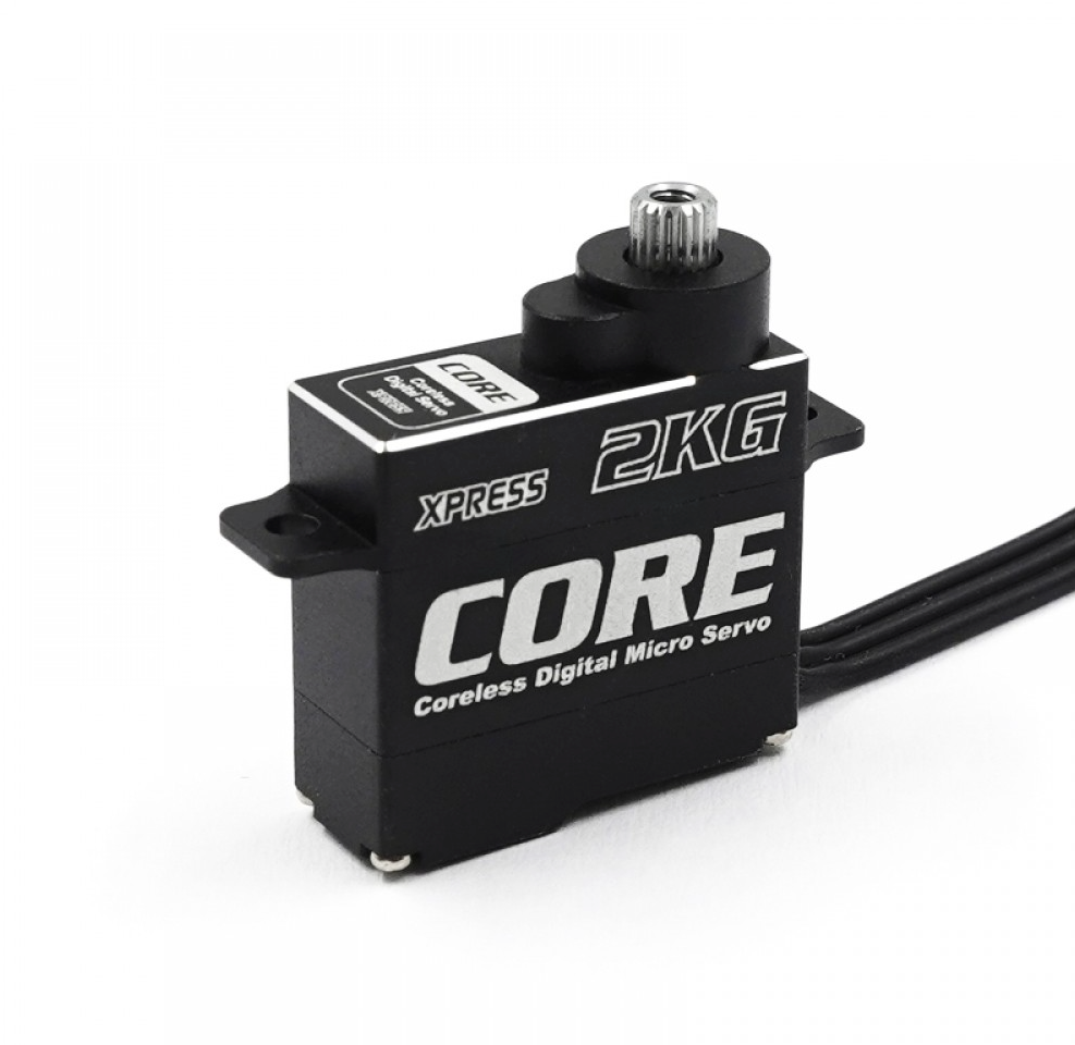 Core Aluminium HV High Performance Torque Coreless Digital Micro Servo For 1/28 Mini Car