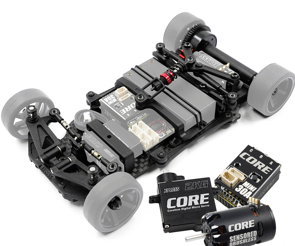 Xpress Pixel Z1 Pixel Z1 1/28 Competition Micro Racing Car Kit Core 3500kv Bundle
