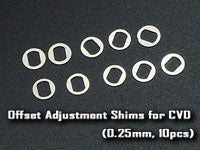 Atomic Racing Offset Adjustment Shims for CVD (0.25mm, 10pcs)
