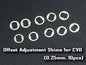 Atomic Racing Offset Adjustment Shims for CVD (0.25mm, 10pcs)
