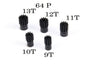 Atomic Racing MR-02/03 64p Motor Gear Set