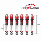 NX-422 Nexx Racing 53mm Oil shocks (6pcs) for Hobby Plus 1/18 ARKTOS 6X6