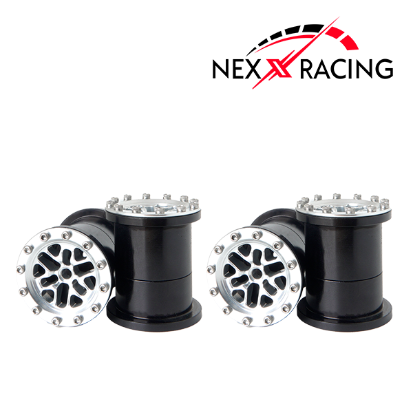 NX-371-S-CNC Aluminum Beadlock Rim For Fms Fcx24 Max Smasher