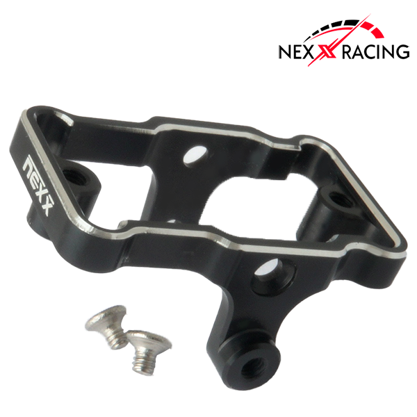 NX-377-BL-Nexx Racing CNC Alu Servo Mount for TRX-4M-Black