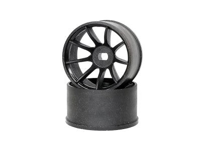 XRM001-N WHEELS, NARROW, AWD-Fronts, light weight (2) BLACK