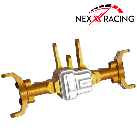 NX-381-G-Nexx Racing CNC Alu Front Axle Housing For TRX-4M ( Included Bearing )-Gold