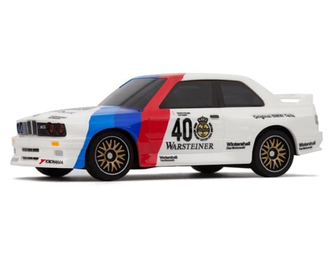 HPI Racing BMW M3 E30 Nano-TTR 1/64 RTR Electric 2WD Micro Touring RC Car (White, Dark Silver, and Red)