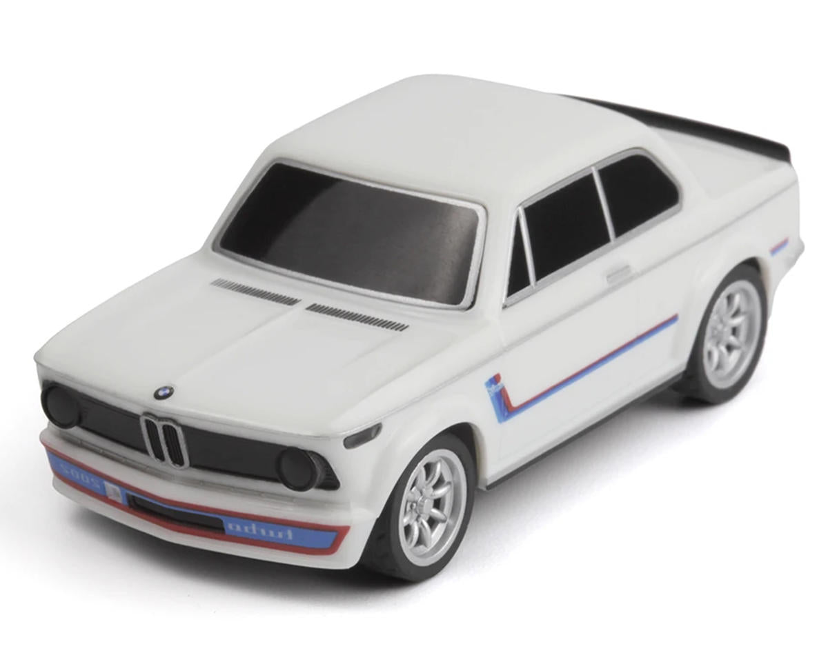 HPI Nano-TTR BMW 2002 Turbo 1/64 RTR Electric 2WD Micro Touring RC Car (White & Silver) w/2.4GHz Radio, Battery & USB-C Cable