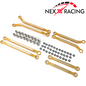 NX-383-G-Nexx Racing CNC Alu High Clearance Links Set For TRX-4M-Gold