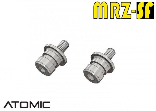 Atomic Racing MRZSF-02-02 Side Spring Metal Hubs 2 pieces