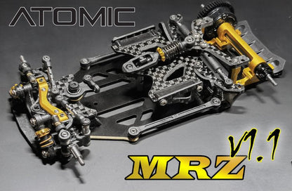 Atomic Racing MRZV11-02-S CENTER DAMPER, SPRING, SOFT (YELLOW)