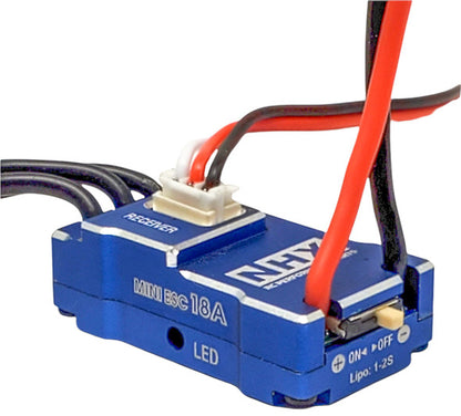 NHX 4007 Mini 28 Compact PRO Sensored ESC, Blue