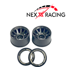 Load image into Gallery viewer, NXUSA-EVO-B-R Rear, &quot;JUD&quot; RWD Carbon-Fiber Reinforced Flanged Ring Wheels
