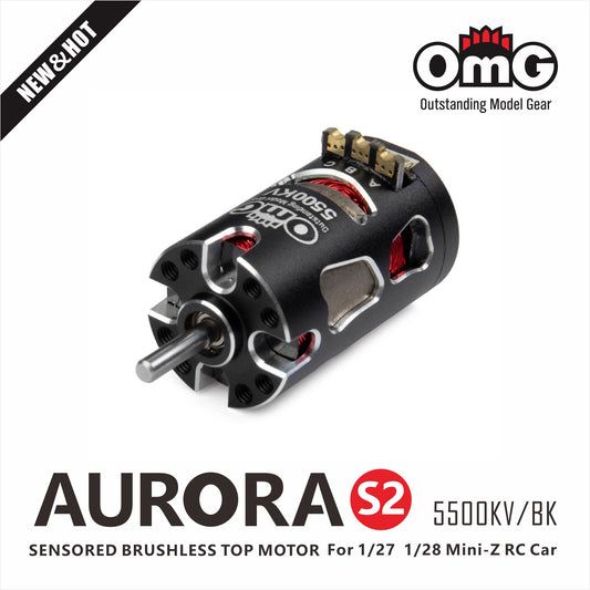 Motors, OMG "Aurora" S2, Sensored, 5500KV/Black