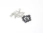 0.8 Mini Body clip with Oring set-10pcs