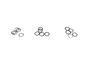 2 x 4 shim set (0.1 /0.2 / 0.3mm)