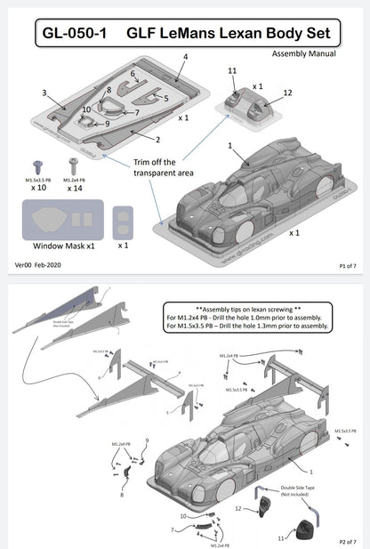 GLF LeMans conversion kit set