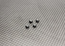 REFLEX RACING - ALUMINUM WHEEL NUTS (BLACK) - 4PCS