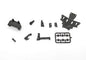 GL-Drift-2022- servo mount,body mount,servo horn,2nd deck,battery door & lock nuts set