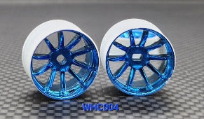 GL RACING - 4WD R10 Machine Cutted Carbon Rim - Wide (Rear) - Blue ...