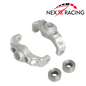 NX-374-S-Nexx Racing CNC Alu C Hub Carriers for TRX-4M ( Included Bearing )-Silver