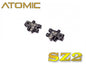 Atomic Racing SZ2-UP07 ARMS, REAR, Aluminum, BLACK