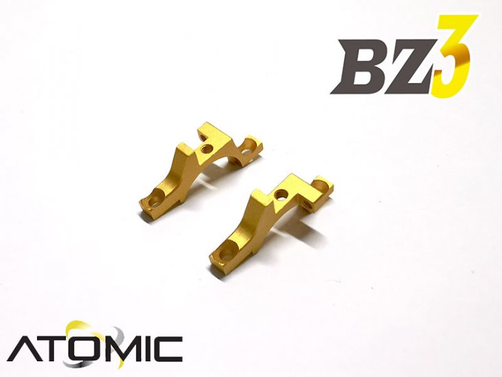 BZ3-25 BULKHEAD, aluminum, rear, upper, GOLD, Pair
