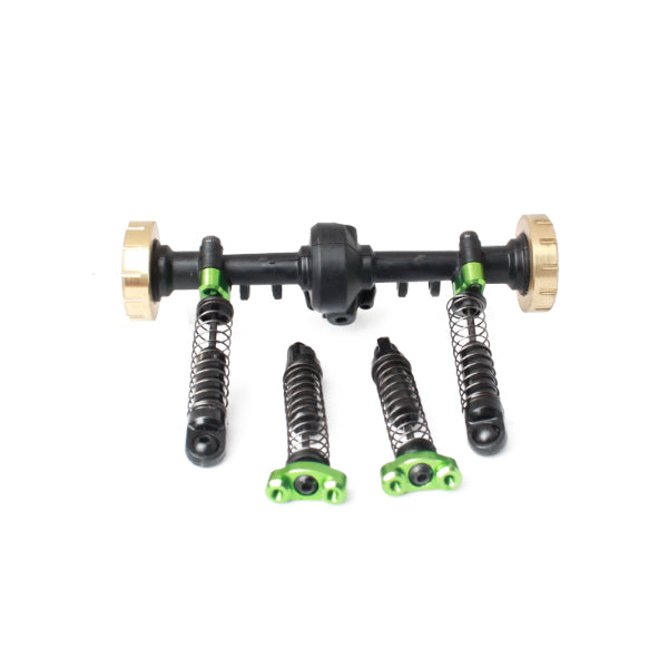 NX-243-BL SHOCK HOLDER, Kyosho, 4X4 BLACK, (4 PCS)