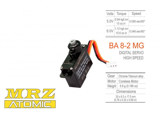 SERVO Steering metal gear MRZ-01 (BA 82-MG)