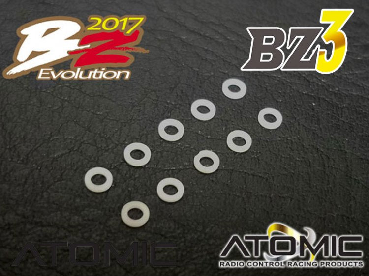 BZ3-10 SPACERS, M1.5x2.5x0.35 (10) pcs