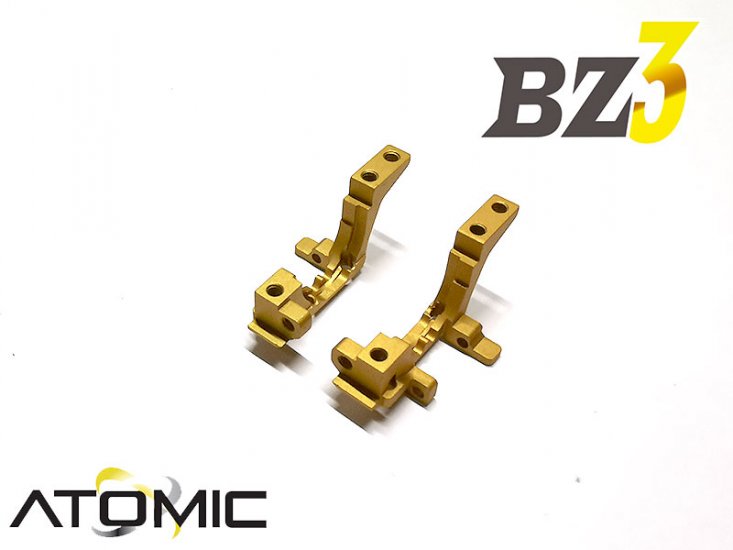 BZ3-22 BULKHEAD, aluminum, front, lower, GOLD Pair
