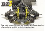 BZ3-KIT CHASSIS, KIT, COMPETITION 1/28 BELT DRIVE RACE CAR