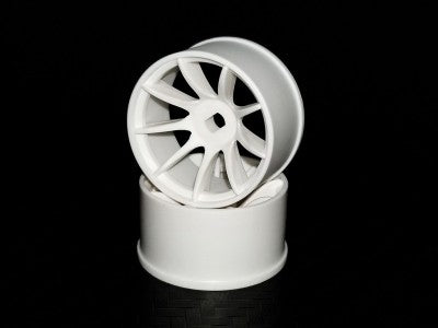XRM003-N WHEELS, AWD-Fronts NARROW, light weight, (2) WHITE