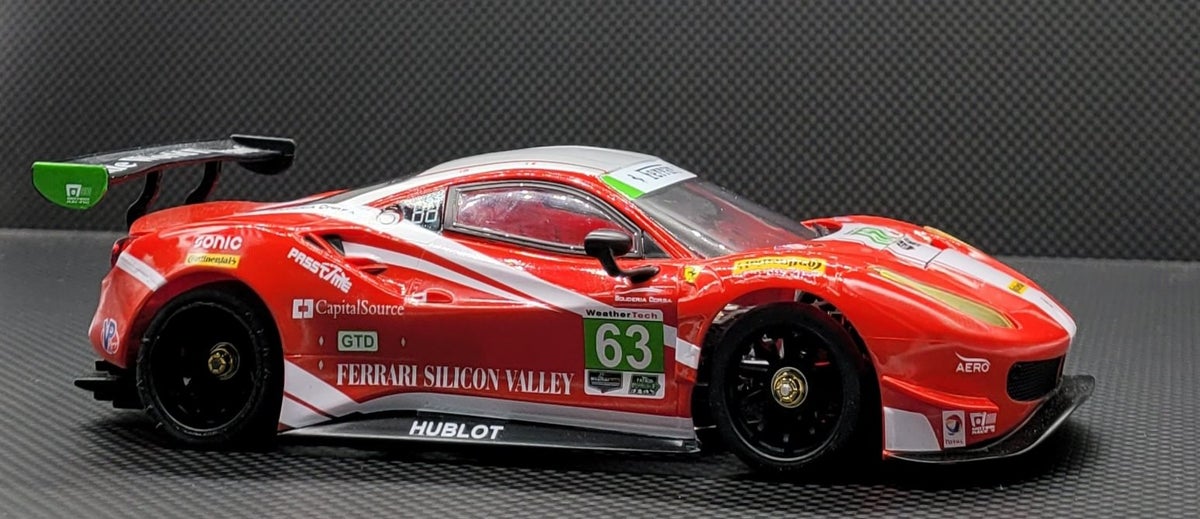 BODY, GL Ferrari 488 Gt3 #63Wide World Ferrari #63 RED