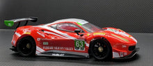 Load image into Gallery viewer, BODY, GL Ferrari 488 Gt3 #63Wide World Ferrari #63 RED
