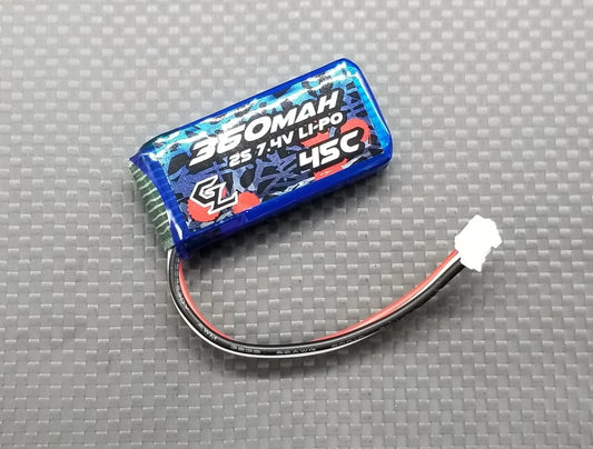 GL-GBY003, BATTERY, 2s 360 mAH, Lipo