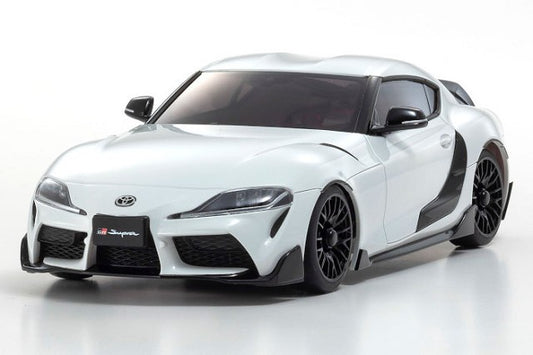 KYO 32626W READY tO RUN, AWD Toyota GR Supra TDR Aero White Metalica MA020