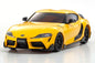 KYO 32626Y READY TO RUN, AWD Toyota GR Supra TDR Aero Lightning Yellow MA020